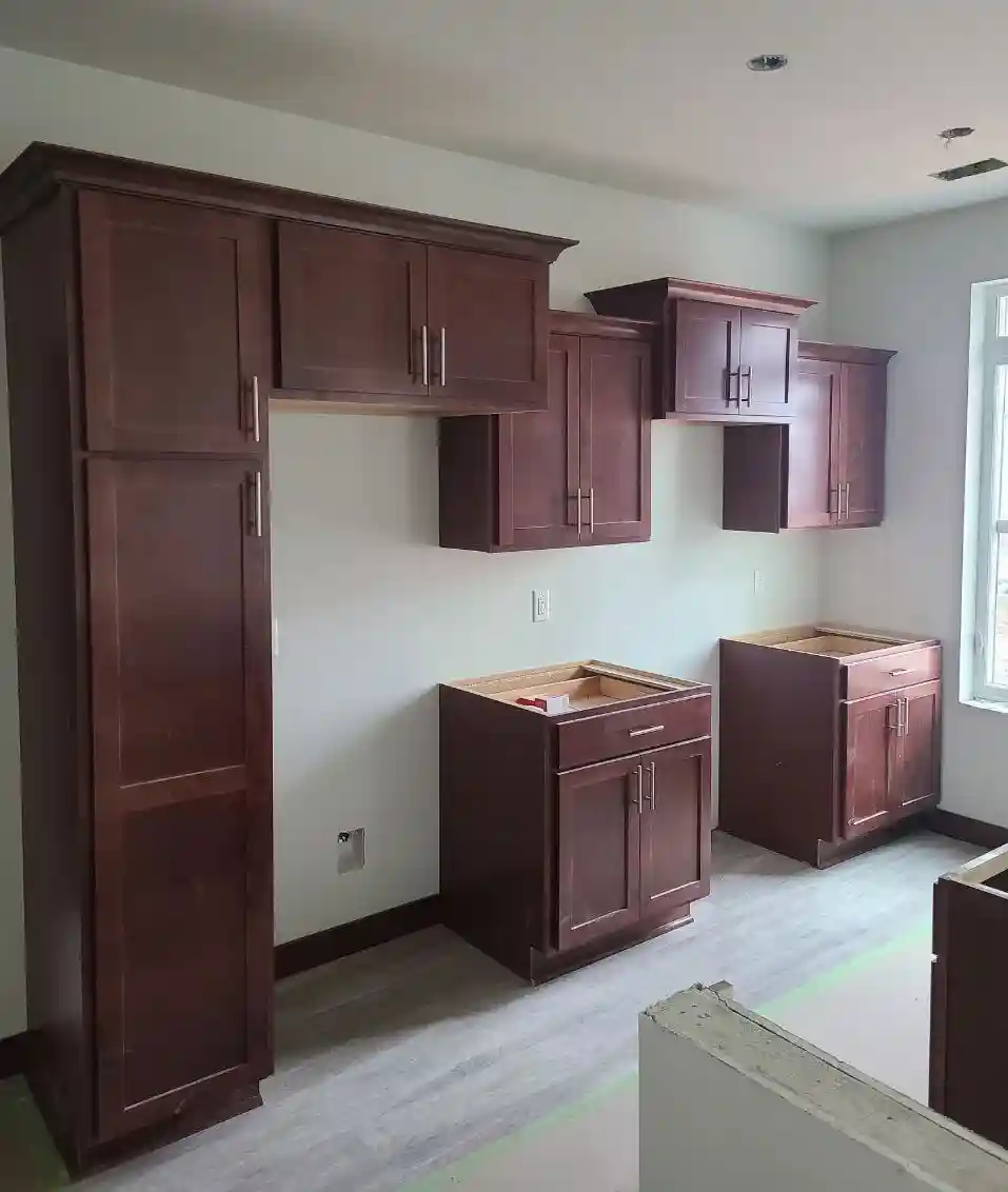 Cabinet Installation work example 9